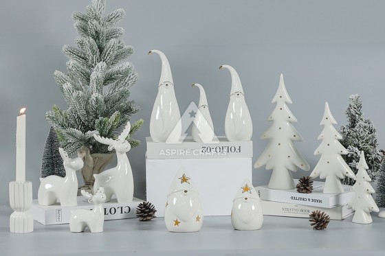 European Style Ceramic Crafts for a Classic Christmas