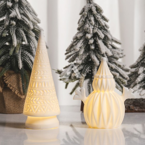 Elegant and Timeless Ceramic Crafts for Christmas Decorations