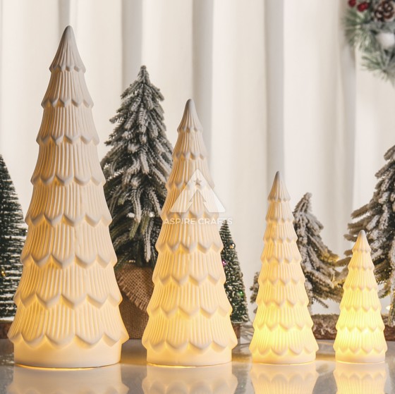 Glow-in-the-Dark Ceramic Christmas Tree