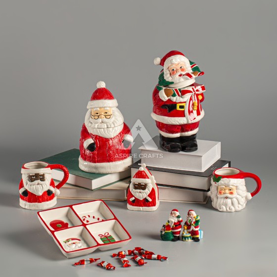 Ceramic Santa Kitchenware: A Merry Mealtime