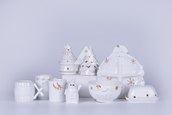 Nordic Style Ceramic Crafts for a Cool Christmas Look