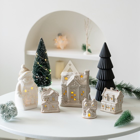 Ceramic Cottage Collection: A Winter Wonderland