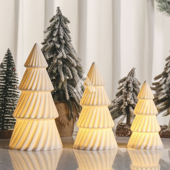 Luminous Ceramic Christmas Tree Ornament