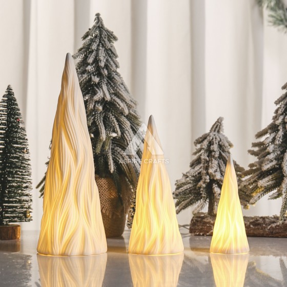 Luminous Ceramic Tree for Christmas Cheer