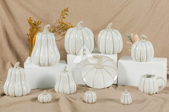 Elegant Ceramic Easter Pumpkins for a Cheerful Spring