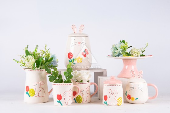 Bunny Cup Floral Elegance