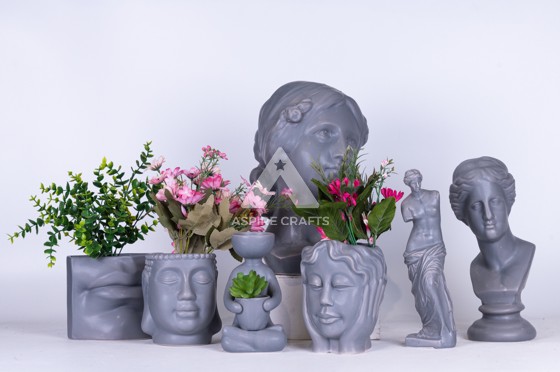 Unique Ceramic Planter in Shape for Creative Displays