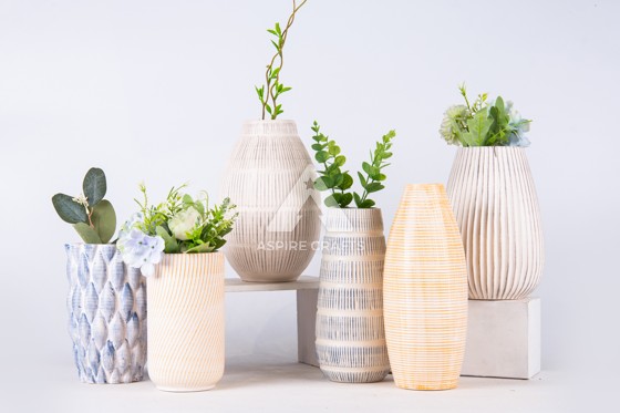 Garden-Inspired Ceramic Vase