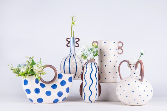 Floral Ceramic Vase for Garden Enthusiasts