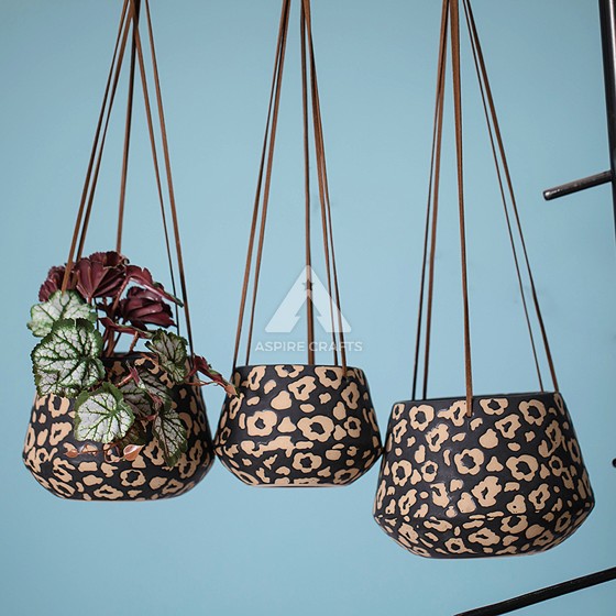 Elegant Rope-Suspended Planter