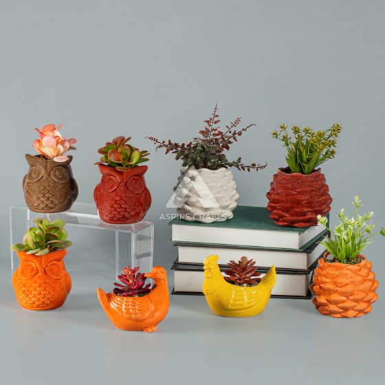 Elegant Ceramic Planters for Indoor Greenery