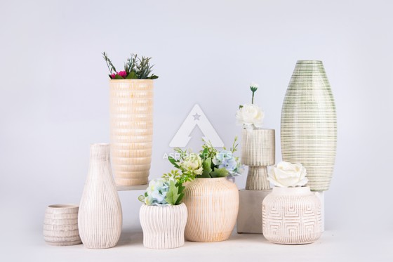 Floral Ceramic Vase: Beauty for Your Garden