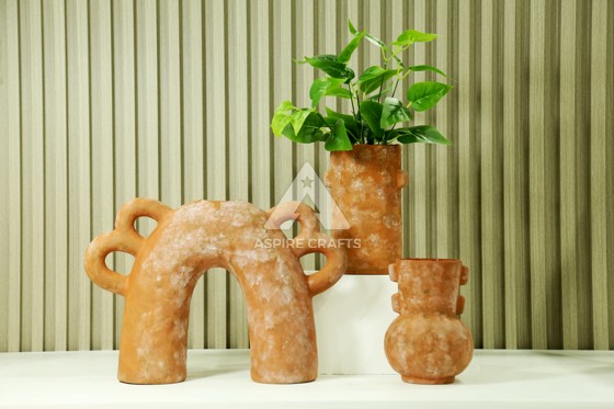 Rustic Ceramic Garden Pots: Captivating Works of Art