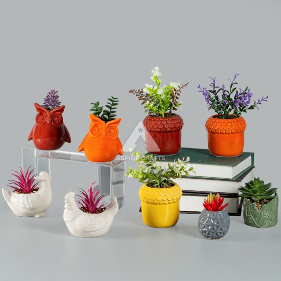 Handcrafted Garden Pots in Terracotta Charm