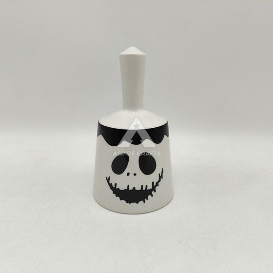 Halloween Ghost-Inspired Ceramic Decorative Piece