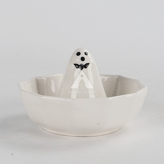 Ceramic Halloween Ghost Bowl to Your Festive Tableware