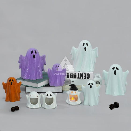 Ceramic Halloween Ghosts: Eerie Additions to Your Spooky Decor