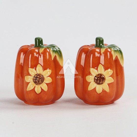 Vibrant Autumn Ceramic Centerpiece