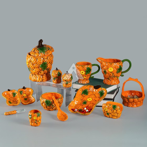 Harvest Festival Special: Ceramic Pumpkin Kitchenware