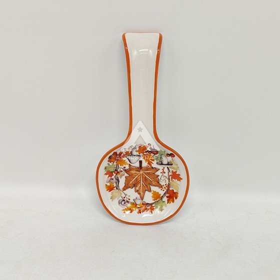 Ceramic Harvest Festival Themed Decor Spoon