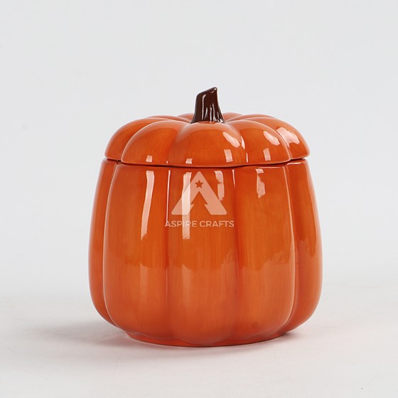 Autumnal Bounty Ceramic Cup with Realistic Texture