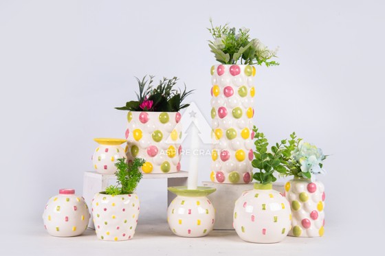 Ceramic Vases & Jars: Floral Home Decor Accents