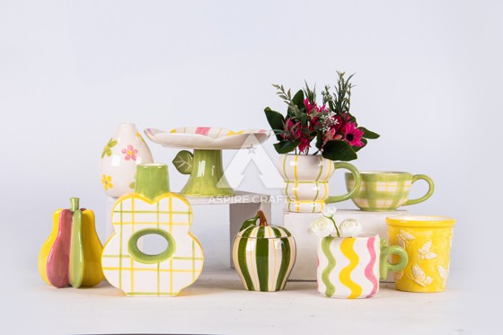 Versatile Ceramic Cups & Planters: Home Floral Decor