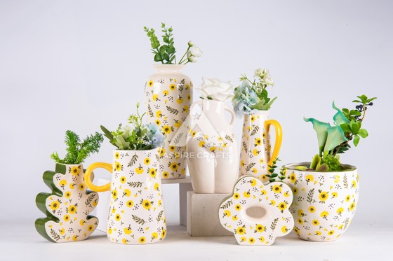 Ceramic Flower Pots: Home Display Grace