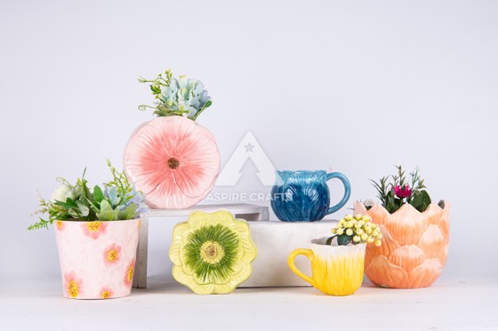 Blooming Ceramic Planter