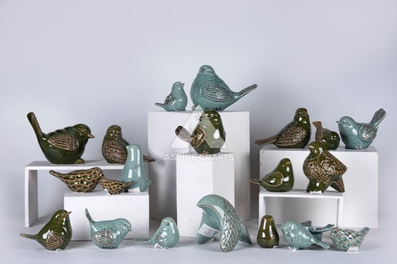 Charming Ceramic Bird-Shaped Home Decor: A Whimsical Addition