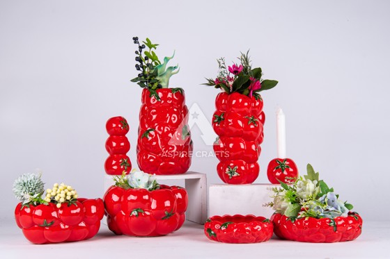 Vibrant Tomato Garden Pot