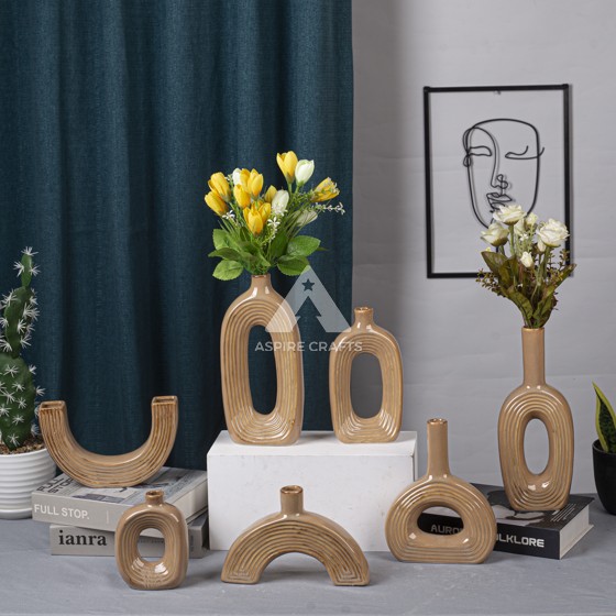 Unique Ceramic Vase and Candleholder for Boho Chic Decor