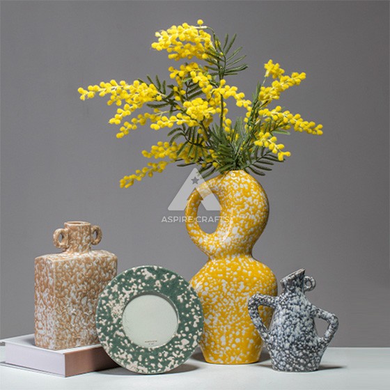 Classic Ceramic Vases with Unique Patterns