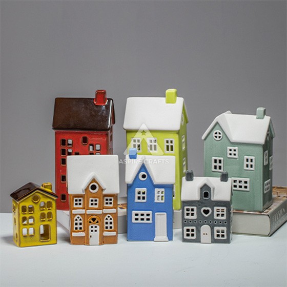 Ceramic Cottage Ornaments: Home Accents