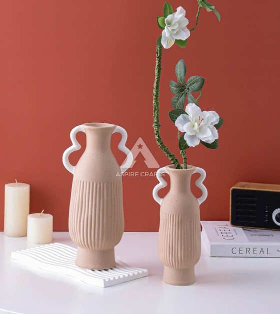 Simple Clay Vase for Home