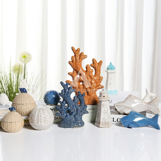 Oceanic Coral Decor - Glaze Transformations