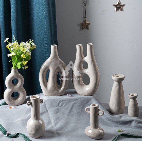 Unique Ceramic Vase and Candleholder for a Contemporary Home