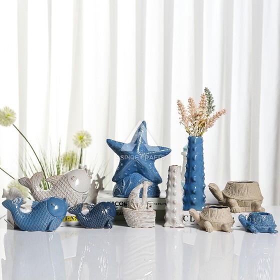 Sea Glaze Transformations - Starfish Ceramic Sculpture