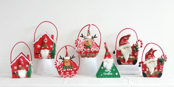 Joyous Christmas Fabric Pouch