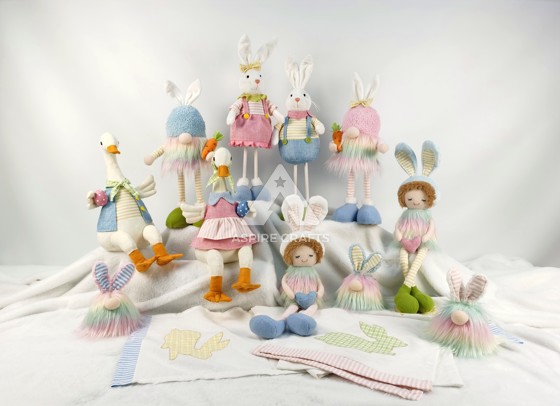 Blissful Easter Textile - Fluttering Delight