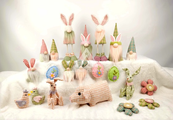 Easter Textile Whimsy - Fluttering Charms