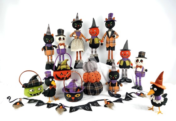 Halloween Fabric Charms for Festival Cheer