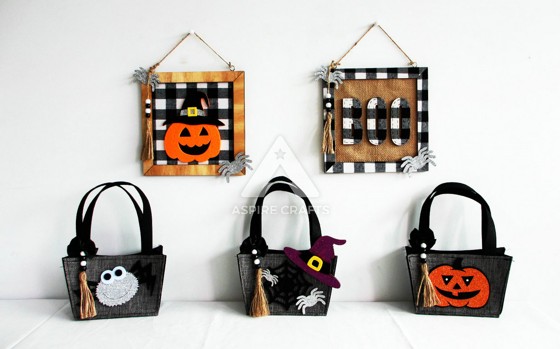 Spellbinding Fabric Creations for Halloween Holders