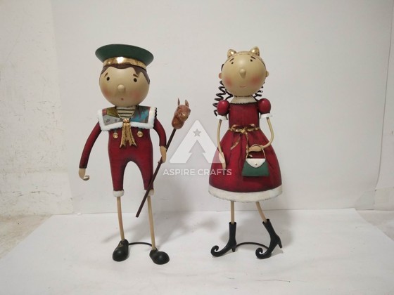 Joyful Iron Christmas Character Ornament to Your Holiday Decor