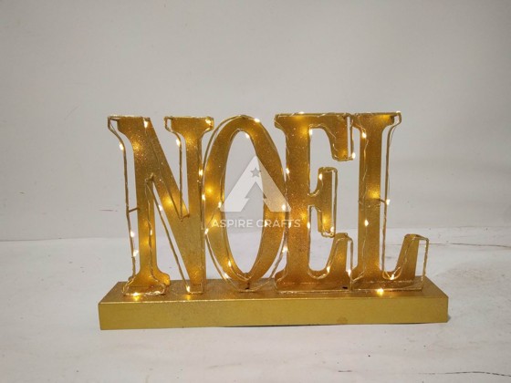 Iron Christmas Noel Ornament: A Timeless Holiday Statement