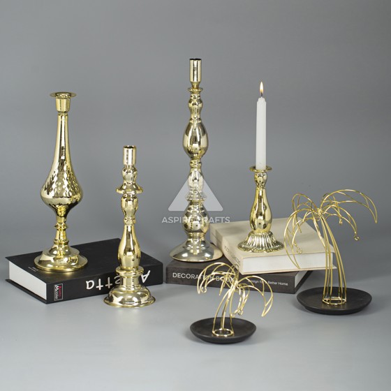 Ornate Iron Candelabra for Special Occasions