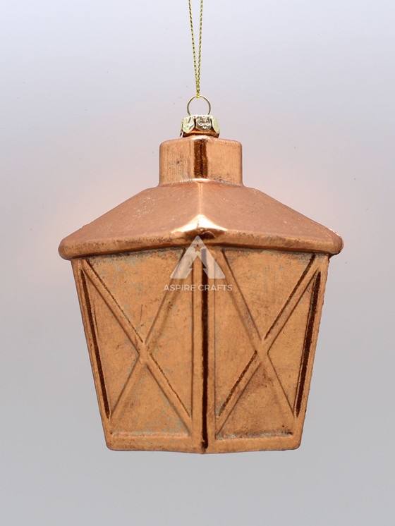 Glistening Polystyrene & Polypropylene Golden Lantern