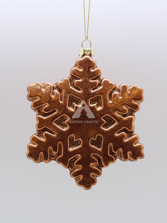 Wintry Polystyrene & Polypropylene Christmas Snowflake