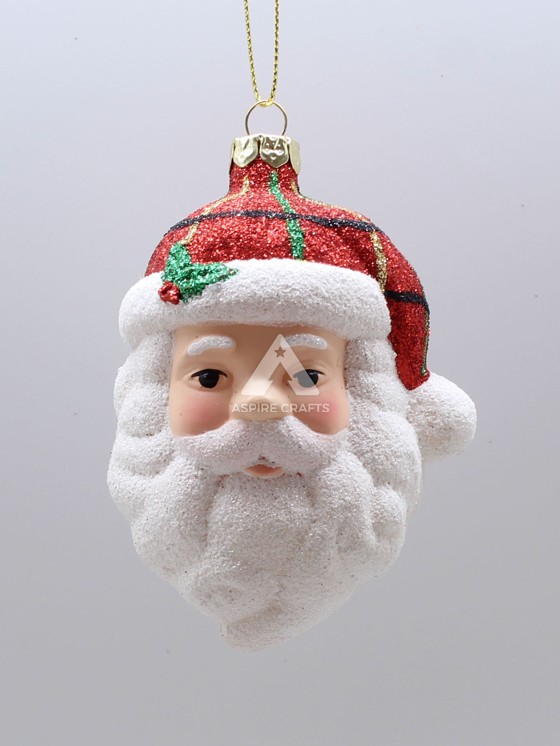 Polystyrene & Polypropylene Crafted Jolly Old Saint Nick