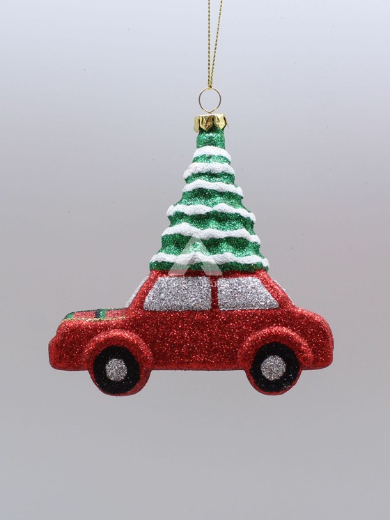 Festive Polystyrene & Polypropylene Santa's Sleigh Car